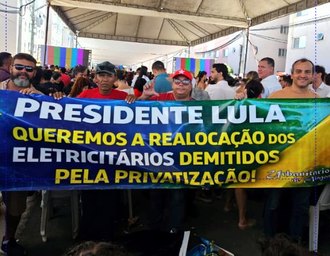 Urbanitários reivindicam a Lula pauta em defesa da água e dos eletricitários