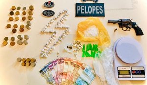PM prende suspeitos de tráfico e apreende entorpecentes na Capital e Agreste