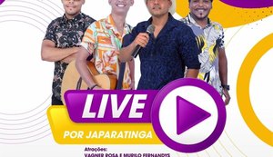 Live por comunidades carentes de Japaratinga acontece na tarde desta quarta