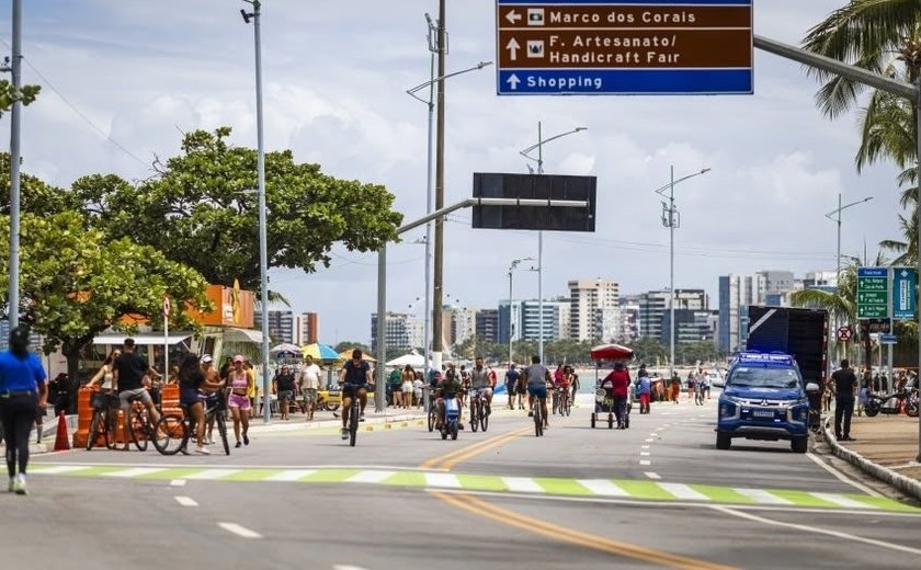 Prefeitura de Maceió determina restrição de bandeiras e wind banners na orla