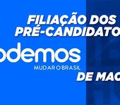 Ato de filiação de candidatos do Podemos