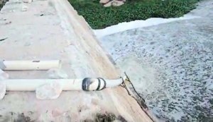 Obra em paredão centenário gera polêmica em Delmiro Gouveia