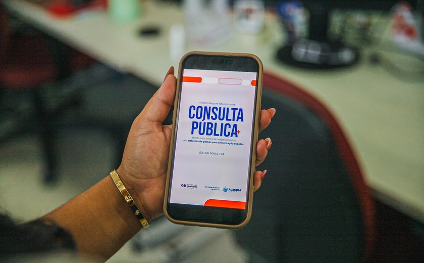 Governo do Estado abre consulta pública sobre modernização de gestão da alimentação escolar