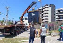 Prefeitura remove trailers e barraca que funcionavam de forma irregular