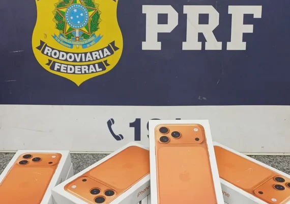 iPhones avaliados em cerca de R$ 100 mil são apreendidos em São Miguel dos Campos