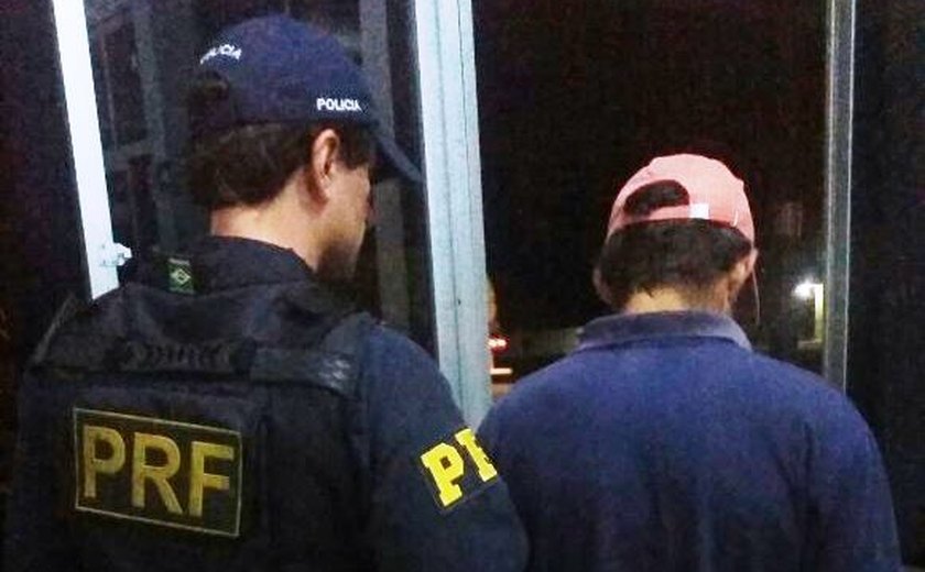 Procurado pela Justiça da Bahia é preso pela PRF em São Miguel dos Campos