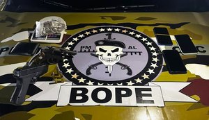 Bope apreende arma, drogas e diversos ilícitos em Maceió