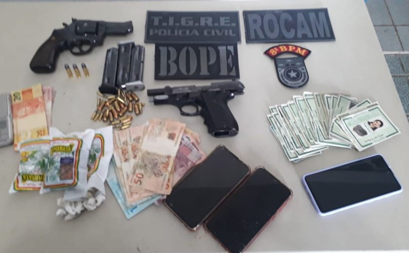 SSP/AL deflagra operação contra organização criminosa envolvida com tráfico de drogas