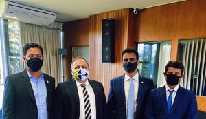 JHC discute com ministro da saúde Plano de Vacinação em Maceió e visita Anvisa