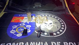 PM apreende armas e drogas durante ações no interior e na Região Metropolitana