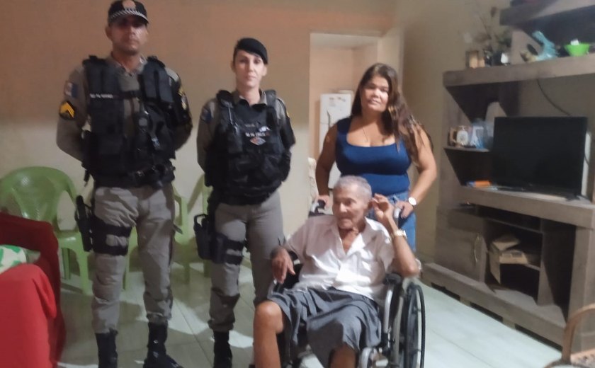 Vida salva: Idoso retorna para casa e família fica feliz com o reencontro