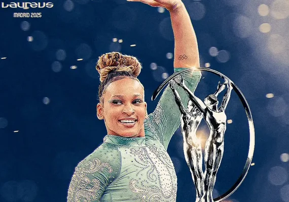 Ginasta Rebeca Andrade conquista prêmio Laureus, o Oscar do Esporte
