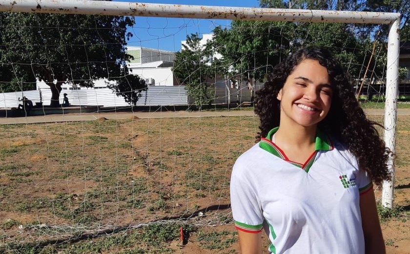 Aluna do campus Palmeira integra time do Ifal do Brasileirão Escolar de Futebol