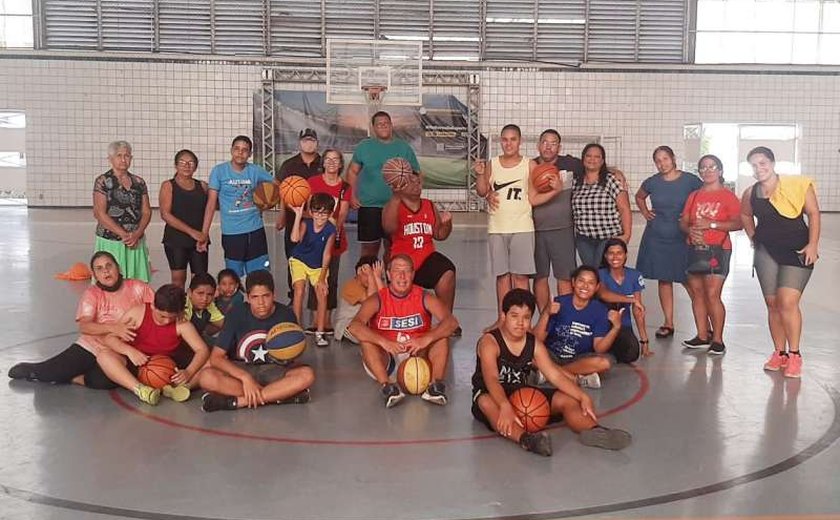 Time de basquete do Sesi promove a inclusão de jovens com espectro autista