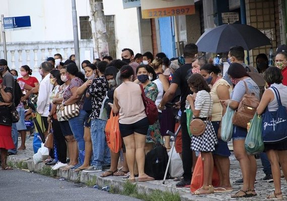 Número de casos de Covid-19 cresce em Maceió