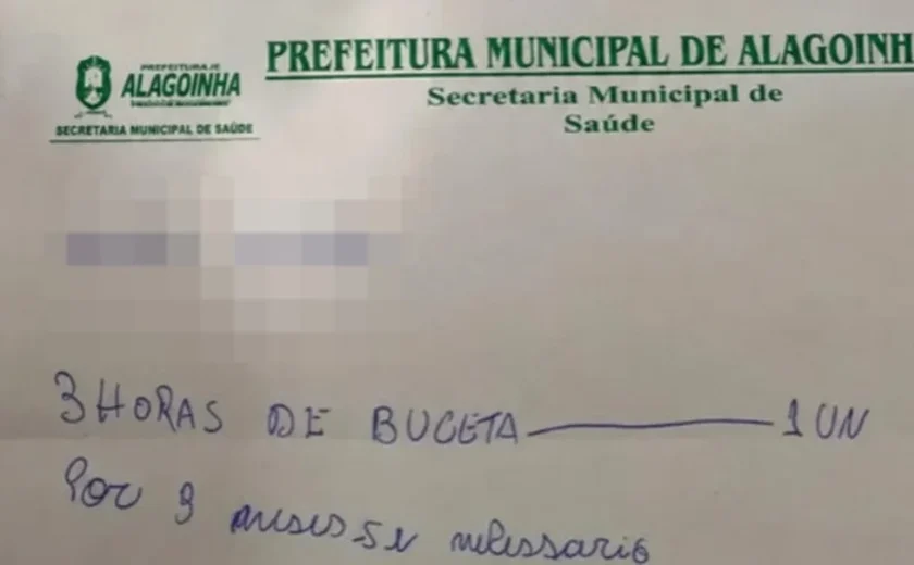 Prefeitura de Alagoinha esclarece sobre receita médica com conteúdo inapropriado