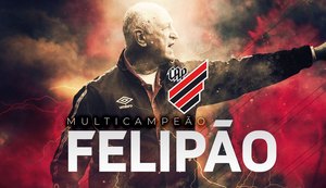 Athletico anuncia Luiz Felipe Scolari como novo técnico