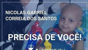 ONG faz campanha para atender criança com leucemia