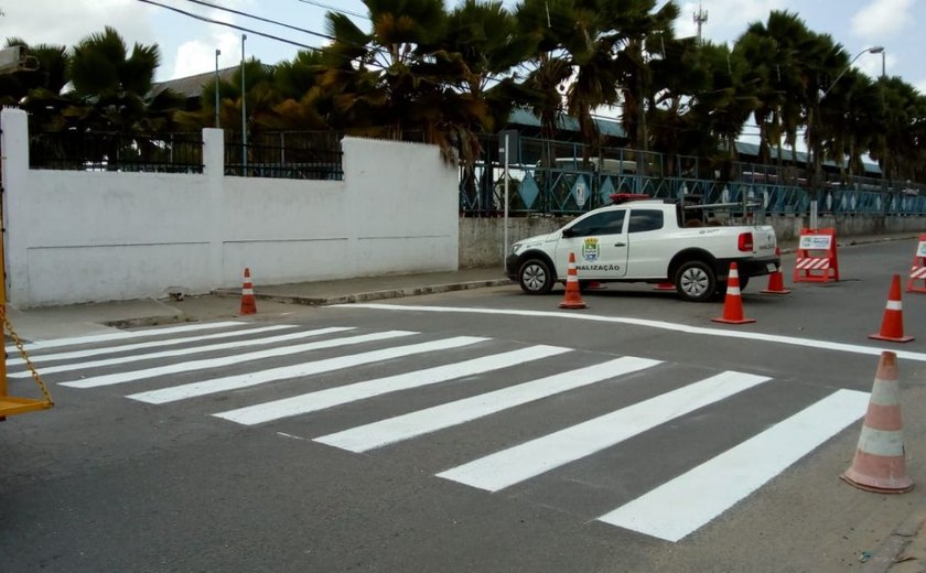 Prefeitura de Maceió avança nas sinalizações em vias públicas