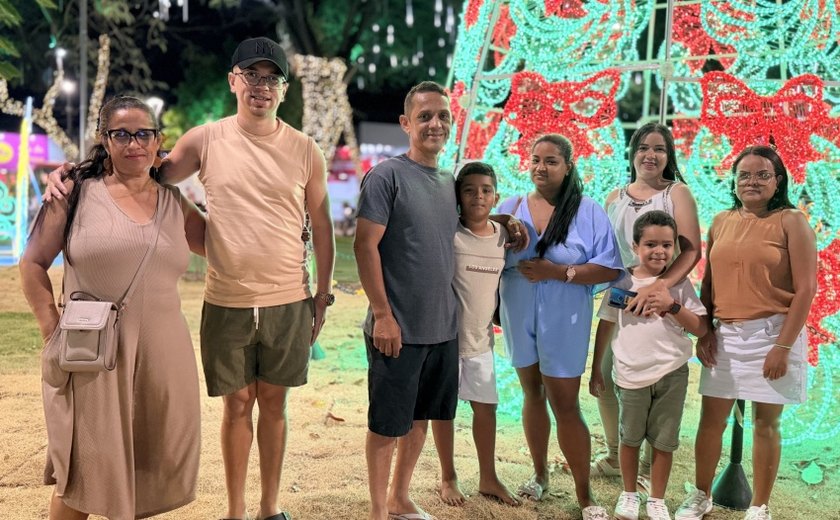 Vila de Natal no Parque do Centenário fortalece lazer e economia na parte alta de Maceió