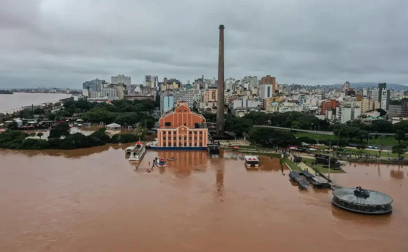 Rio Guaíba pode atingir cota de alerta até sexta-feira em Porto Alegre