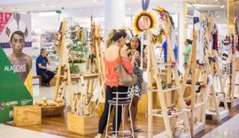 Dia do Índio é comemorado com exposição de artesanato indígena no Parque Shopping