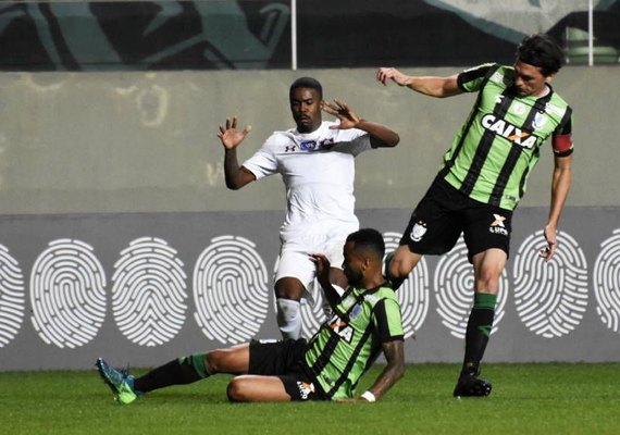 América-MG e Fluminense empatam sem gols e ficam no meio da tabela