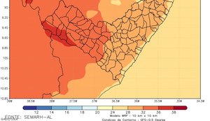 Verão em Alagoas deve ter registro de altas temperaturas e chuvas abaixo da média