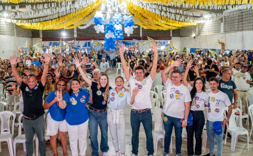 Rui Palmeira recebe apoio à candidatura a deputado federal em grande encontro com moradores de Fernão Velho, ABC, Rio Novo e Goiabeira