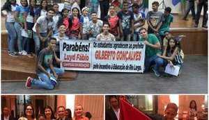 Educação de  Rio Largo/AL comemora conquista de alunos alcançadas em SP e AL