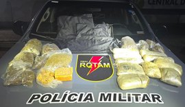 Rotam apreende mais de 5 kg de drogas no Bom Parto, em Maceió