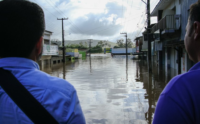 Defesa Civil Nacional vem a Alagoas para acompanhar ações de redução de danos causados pelas fortes chuvas
