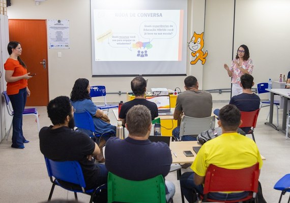 Professores da Rede Estadual vivenciam a Educação Híbrida em formação promovida pela Seduc e o MEC