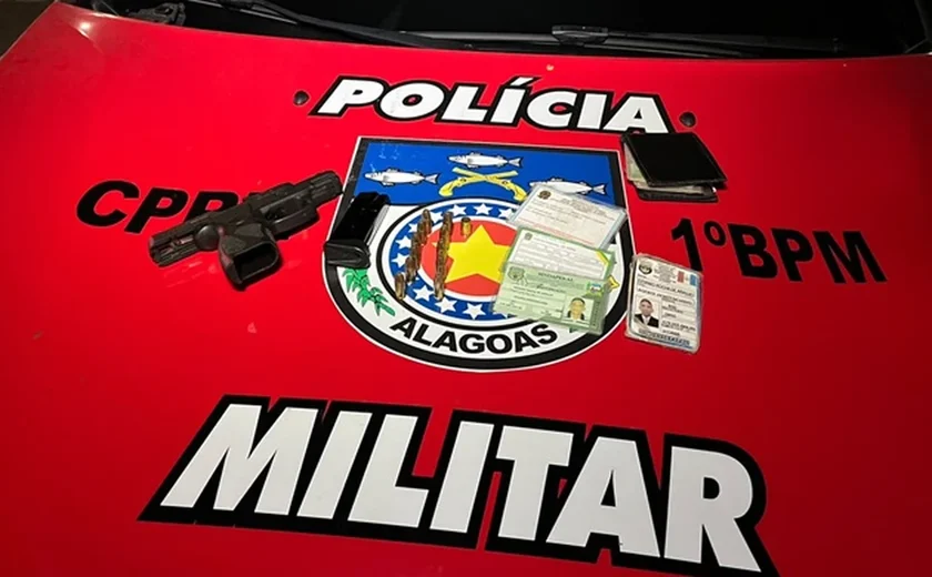 Homem que se passava por policial penal é preso após atirar em rua de Maceió