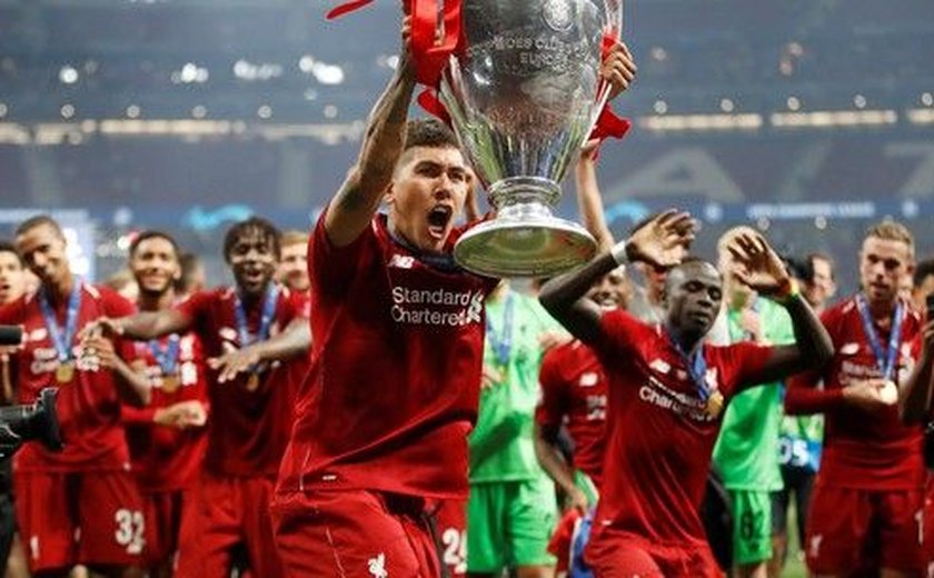 Com o alagoano Firmino, Liverpool vence Tottenham e conquista a Liga dos Campeões