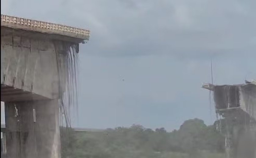 Ponte entre Tocantins e Maranhão desaba e uma morte é confirmada