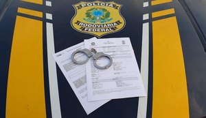PRF prende três pessoas por crimes distintos em Alagoas