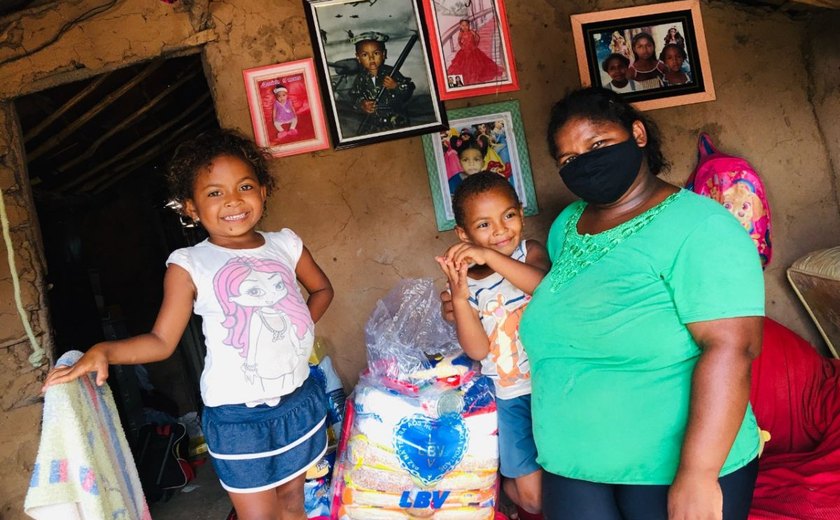LBV beneficia famílias de comunidades vulneráveis em Arapiraca e Atalaia