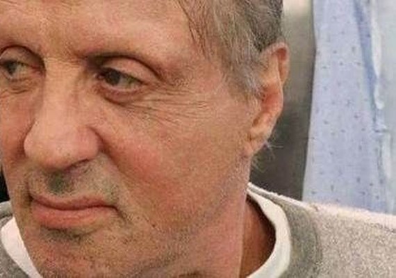 Stallone aparece envelhecido e irreconhecível em fotos