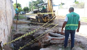 Iniciado trabalho de recuperação de ruas no Pinheiro