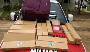 Polícia Militar aborta distribuição de 36 quilos de maconha no Cruzeiro do Sul