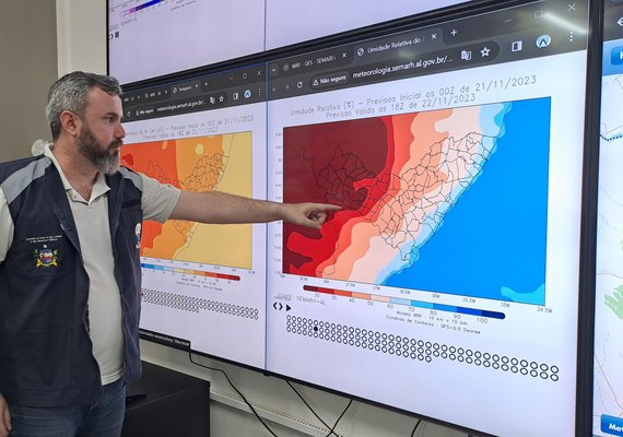 Semarh emite alerta para Estado de Atenção devido à baixa umidade no Sertão de Alagoas