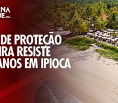 Obra de proteção costeira completa 7 anos resistindo ao avanço do mar