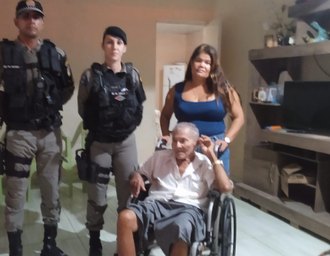 Vida salva: Idoso retorna para casa e família fica feliz com o reencontro