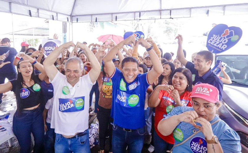 Mobilização de Júlio Cezar e Sílvio Camelo em Palmeira demonstra força da base aliada dos Renan’s e Arthur Lira