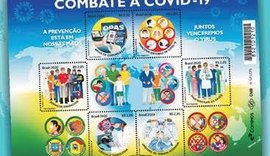 Correios lança selos em homenagem às ações de combate à Covid-19