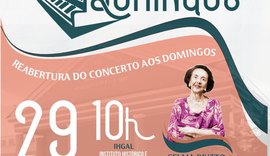 Concerto aos Domingos retorna e promete emocionar o público alagoano