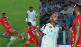 Santos vence Velo Clube por 6 a 0 e Neymar retorna aos gramados em meio a polêmica com atleta alagoano