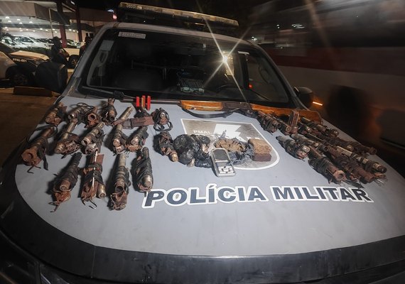 Rotam apreende 30 armas de fogo artesanais e uma espingarda durante ação em Rio Largo