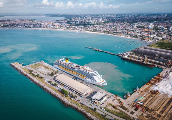 Maceió recebe primeiro navio de 2024 nesta quarta-feira (3)